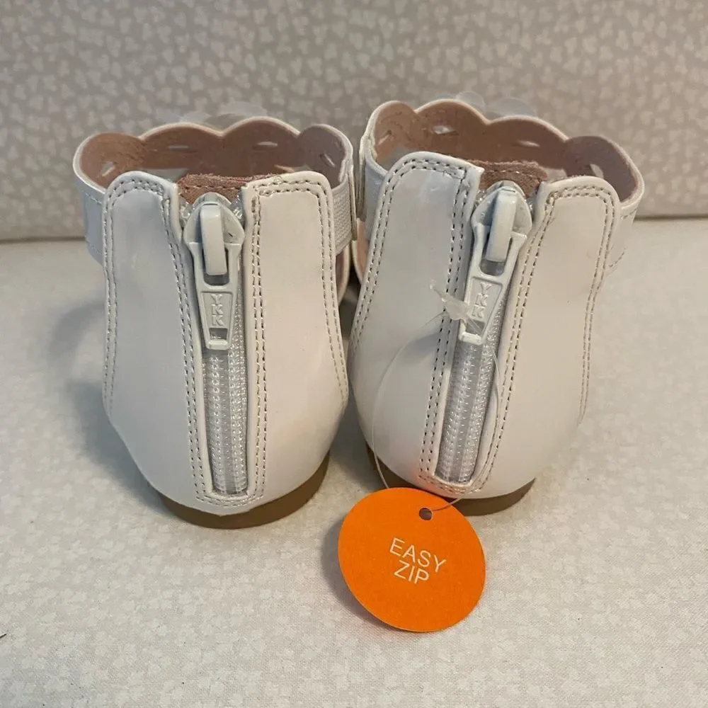 Jumping Beans Girls Size 9 Extrvagant Gladiator White Sandals